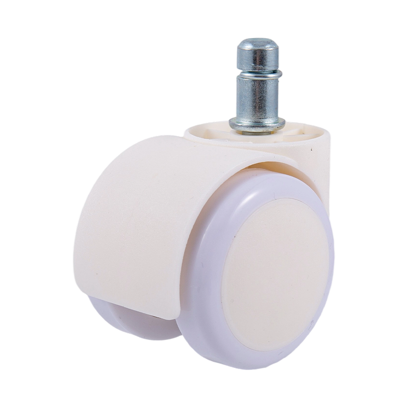 50/38 Tamamen Beyaz PU Wheel Ofis Sandalyesi Evrensel Caster Aksesuarları